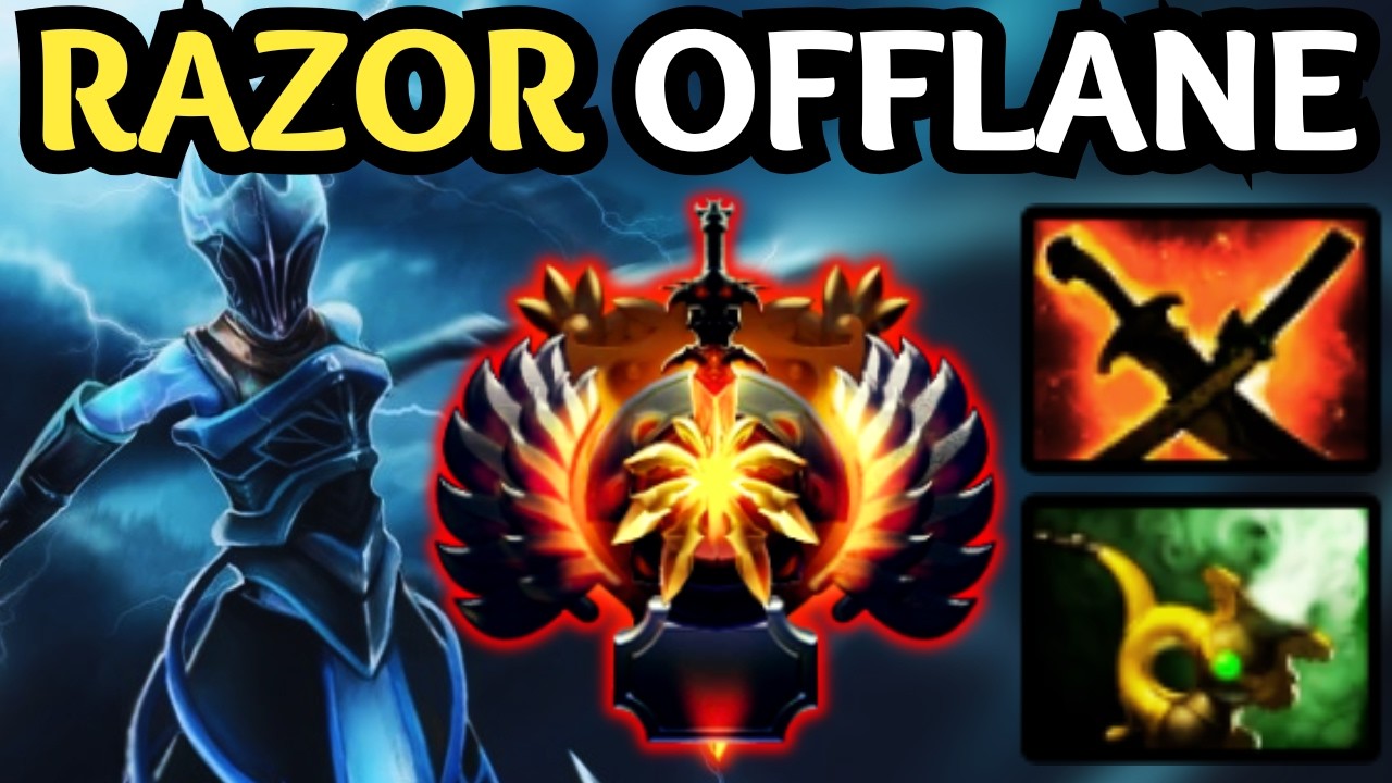 🔥 STEAL DAMAGE, STEAL THE GAME — IMMORTAL RAZOR OFFLANE | DOTA 2 🔥