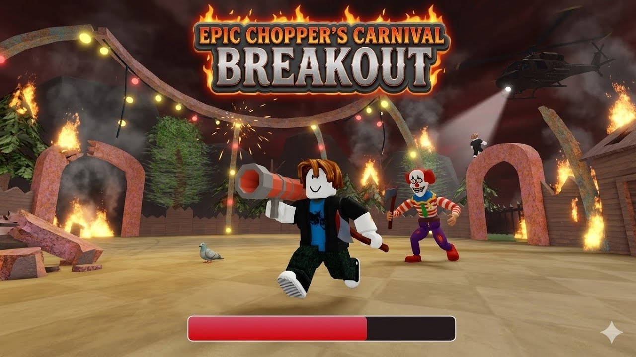 Escaping The Crazy Clown Carnival (ROBLOX) [ ps5 120fps full Gameplay ]