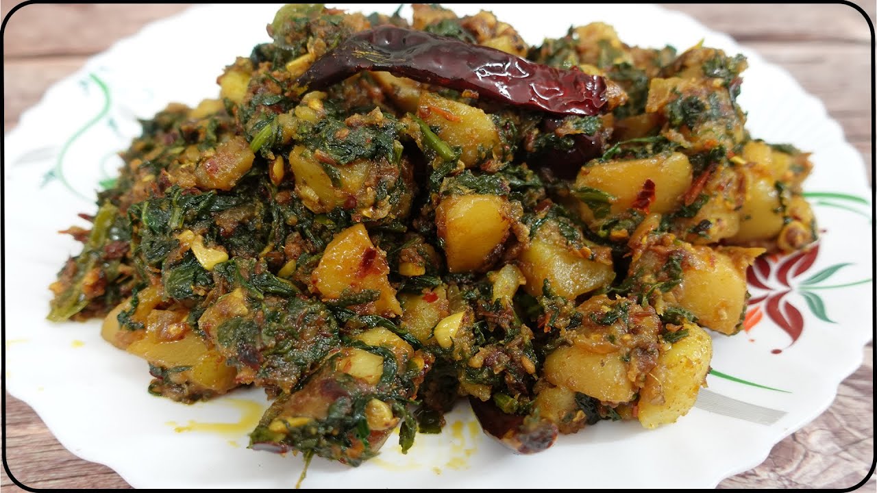నా స్టైల్లో ఆలూ పాలక్ ||  Aloo Palak Recipe in Telugu || EVERYDAY COOKING