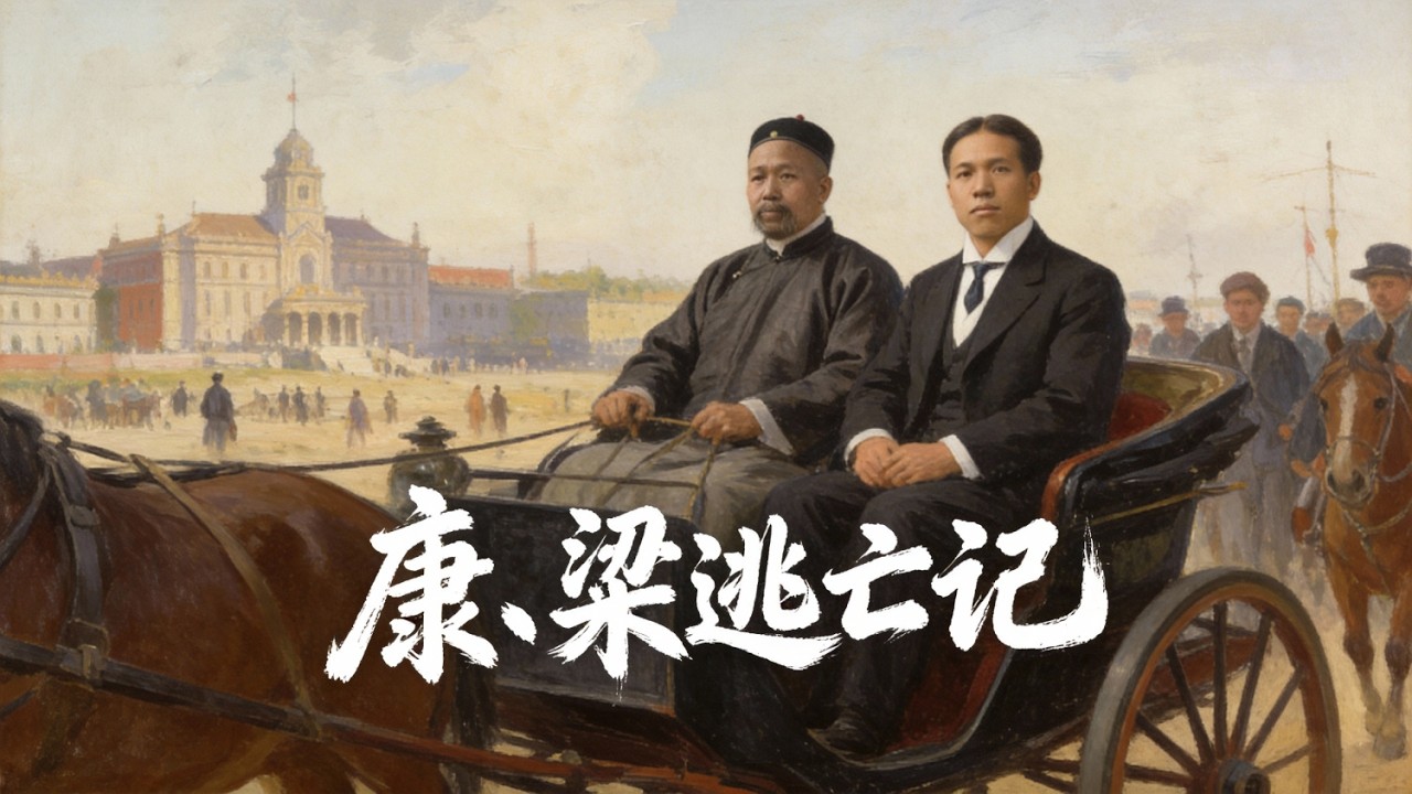 037【北洋时代】康有为、梁启超自述，变法失败后，是如何逃脱慈禧的追捕
