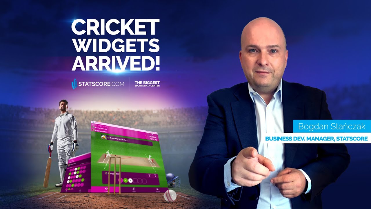 World Premiere of STATSCORE's CRICKET WIDGETS