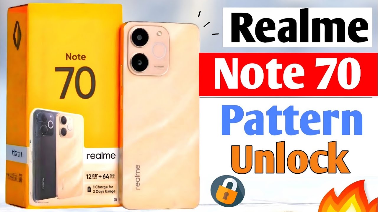 How To Realme Note 70 Hard Reset | Pattern Lock Unlock | Realme RMX5313 Pattern Lock Remove || 2025