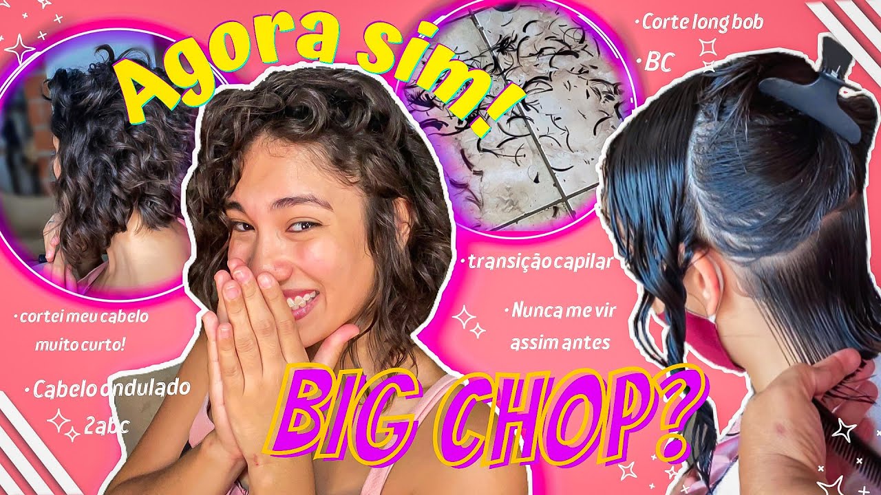 BIG CHOP? AGORA FOI QUASE! Cortei meu cabelo muito curto!! (transição capilar, cabelo ondulado 2abc)