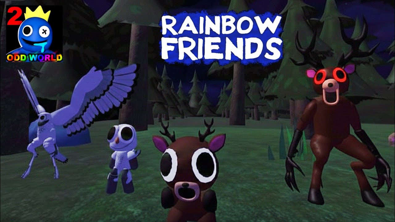 Playing As Baby Deer Owl Vs Deer Owl In Rainbow Friends Chapter 2 Full Gameplay 