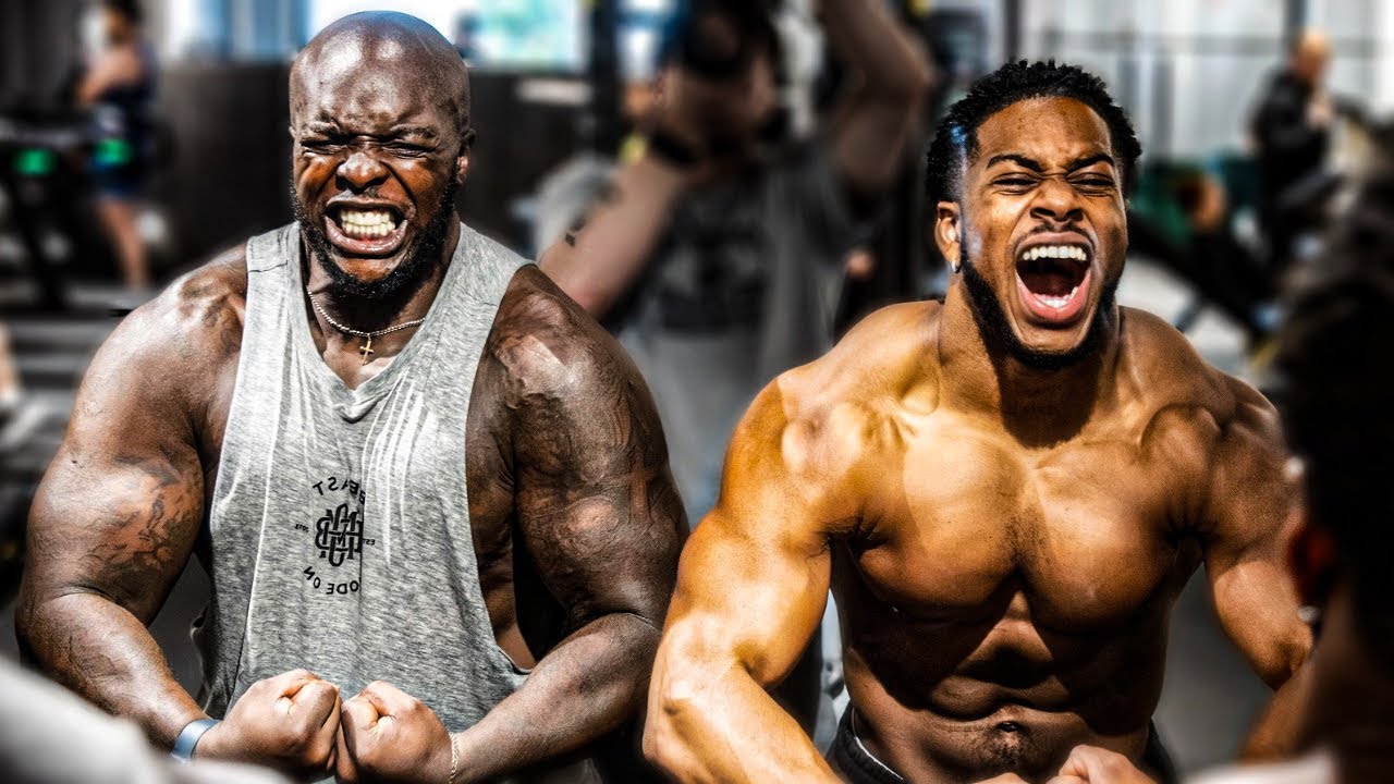 TRAINING W/ THE WORLDS STRONGEST FOOTBALLER | Akinfenwa