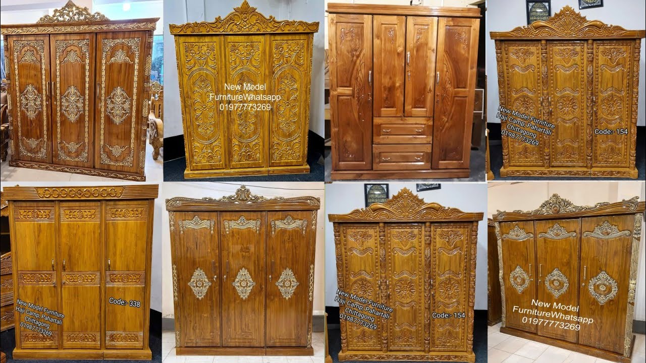Wooden 3 Door Wardrobe Design | Stylish & Space Saving | Beautiful Wooden Almirah With 3 Doors