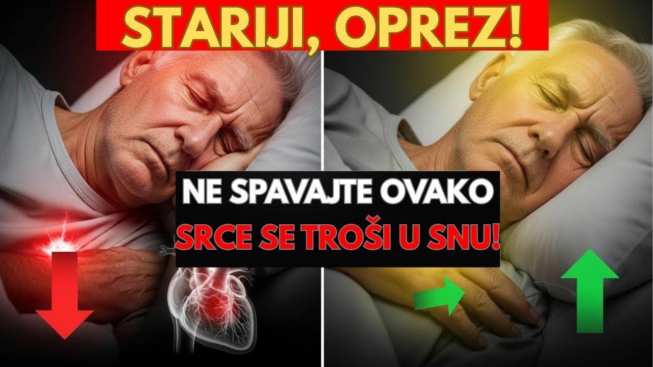 Nakon 60: Ova Pozicija Spavanja TIHO O&scaron;tećuje Va&scaron;e Srce 8 Sati Noću | Zdrav Život