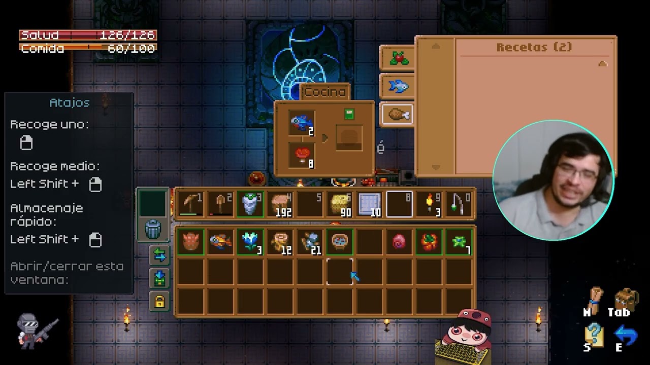 Core keeper - Ep1 - Los changos aprenden a jugar #corekeeper #corekeeperclips #funnymoments