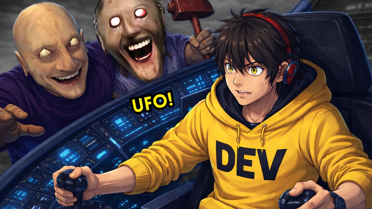 GRANNY VERSION 1.9 UNOFFICIAL UPDATE 😱 EPIC UFO ESCAPE - NO KILLING