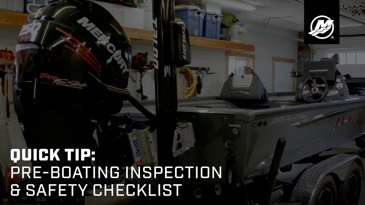 Quick Tip: Pre-Boating Inspection & Safety Checklist