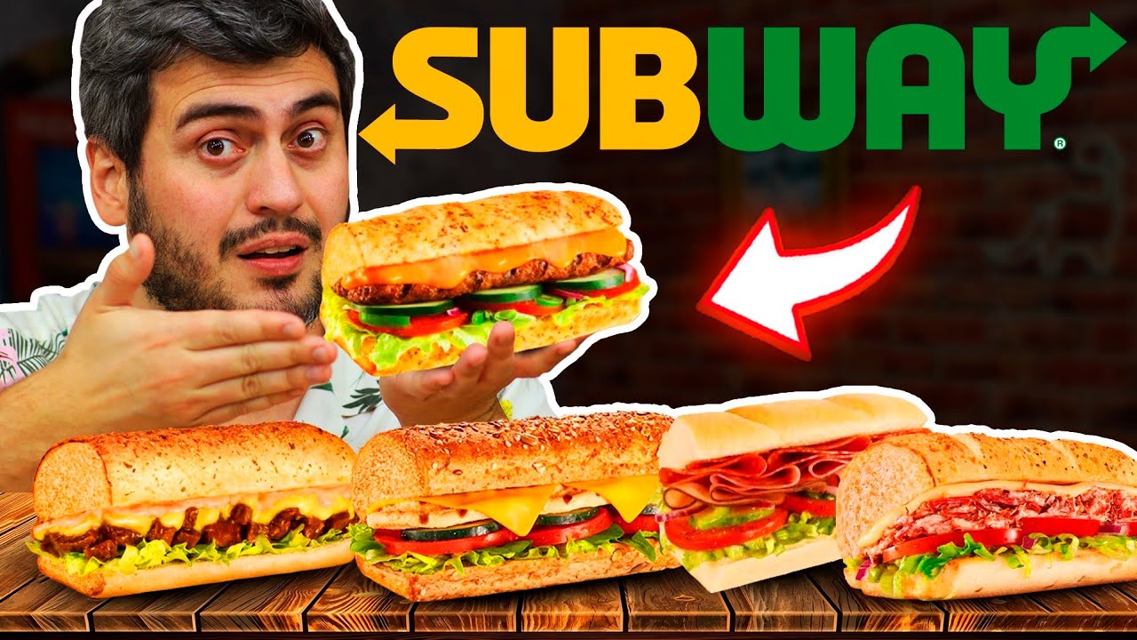 Qual o MELHOR LANCHE do SUBWAY? (Teste de Sabor)