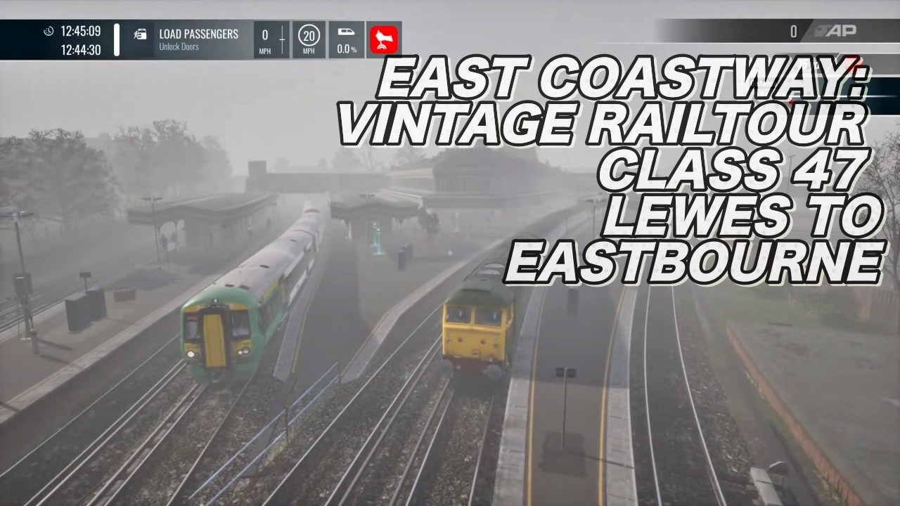 Train Sim World 🚉 EAST COASTWAY: VINTAGE RAILTOUR CLASS 47 | LEWES TO EASTBOURNE