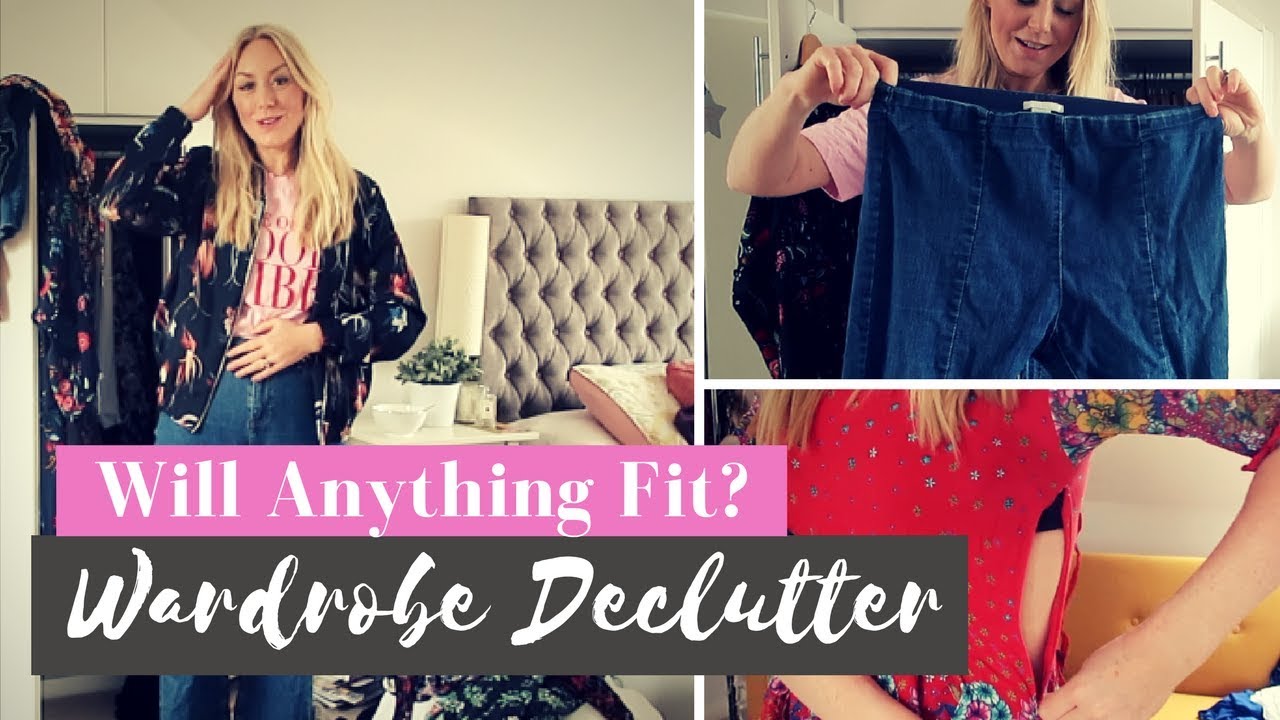 Massive Wardrobe Declutter & Trying On Clothes After Weight Loss | SJ STRUM