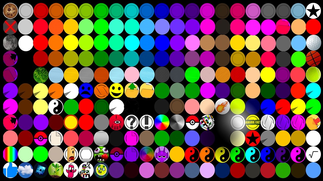 The Smile Ball - 50 Legs Eliminations Marble Race in Algodoo