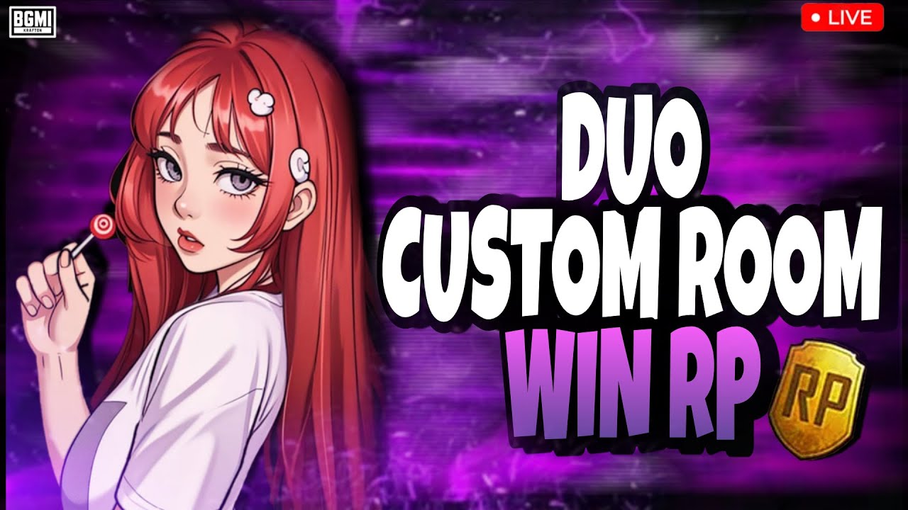 DUO CUTOM ROOM🔥| RP REWARD 🎁| BGMI LIVE | Midnight Gaming