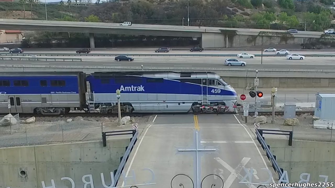 Amtrak Trains in Laguna Niguel, CA + BONUS SHOT (Drone Video)