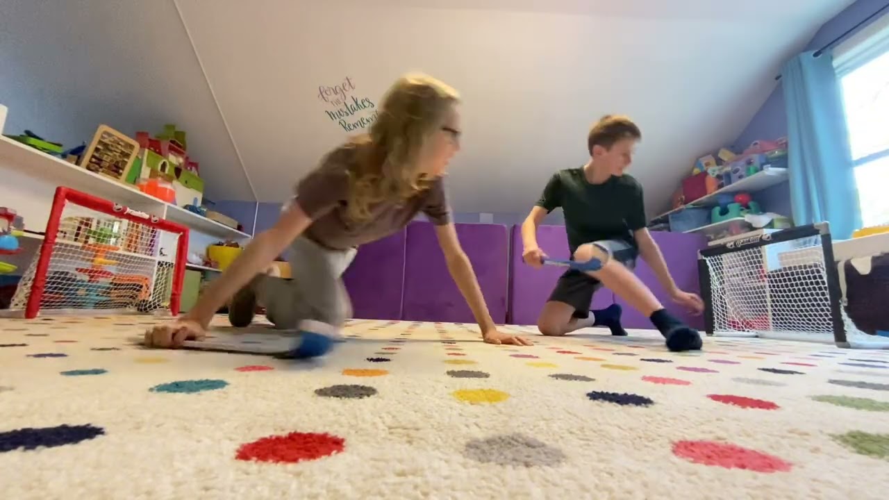Cooper VS Davis knee hockey game #2