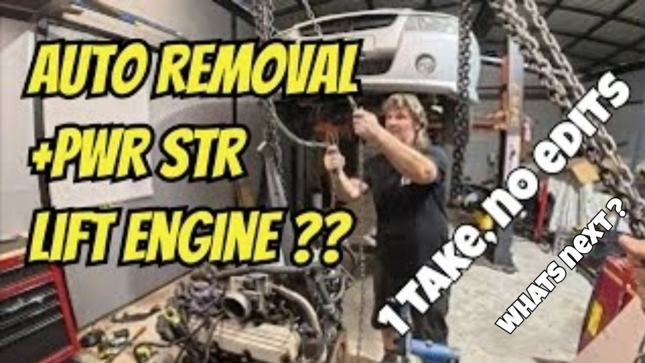 Это сложно? Снять автоматическую коробку передач и установить двигатель на подставку: Mechanic TV