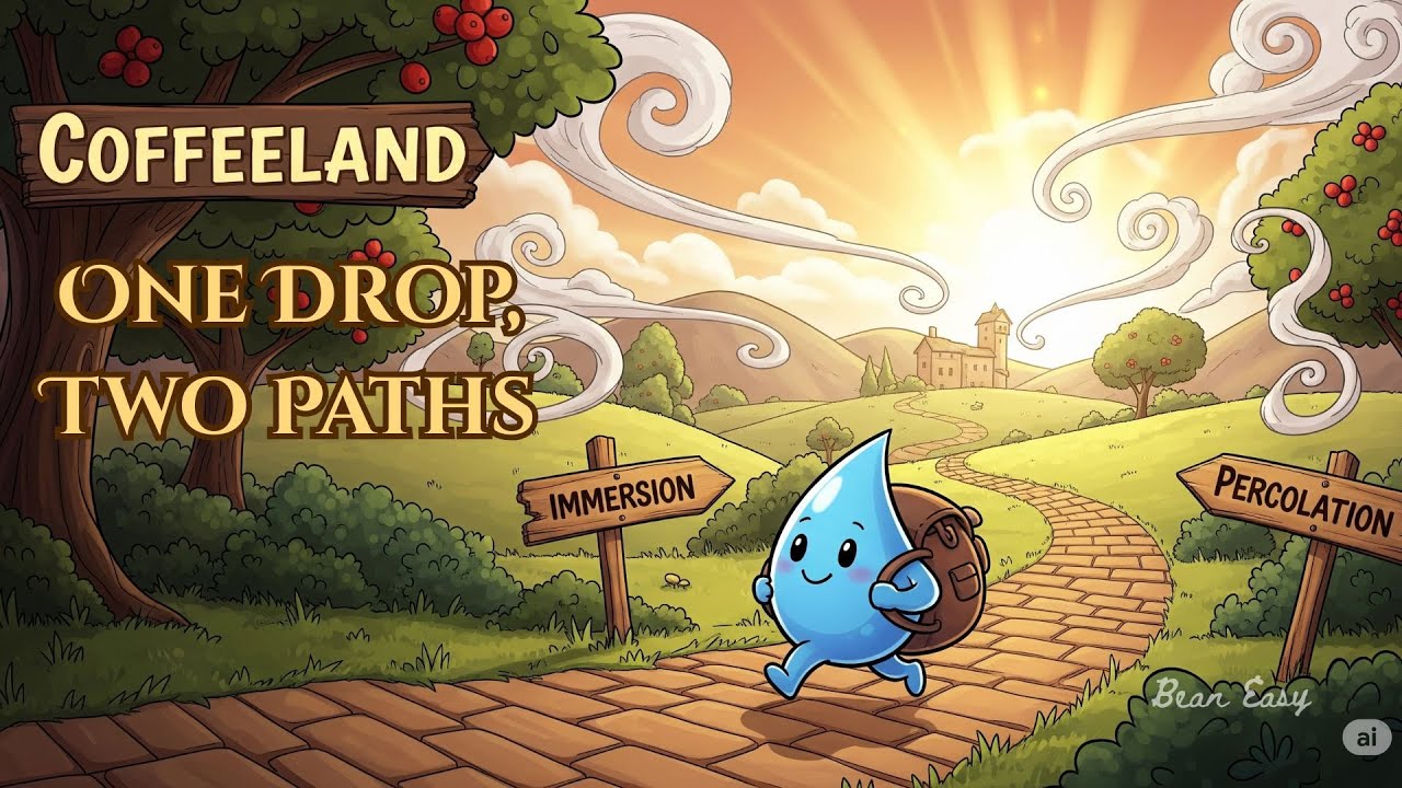 The Tale of Two Brews: A Fairy Tale of Immersion and Percolation