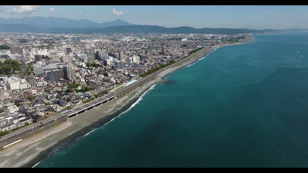 【株式会社華飛】小田原市 御幸の浜 空撮ツアー