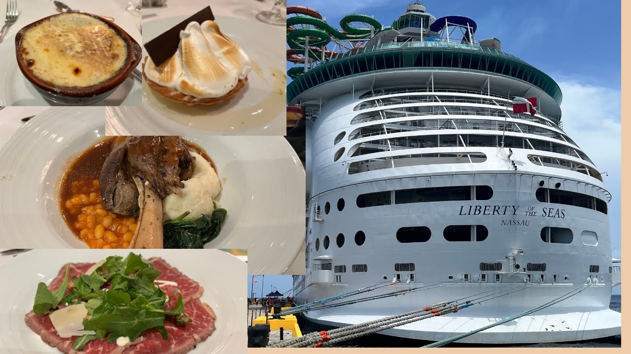 ALL INCLUSIVE Main Dining Room selections aboard Royal Caribbean Cruise Liberty of the Seas!