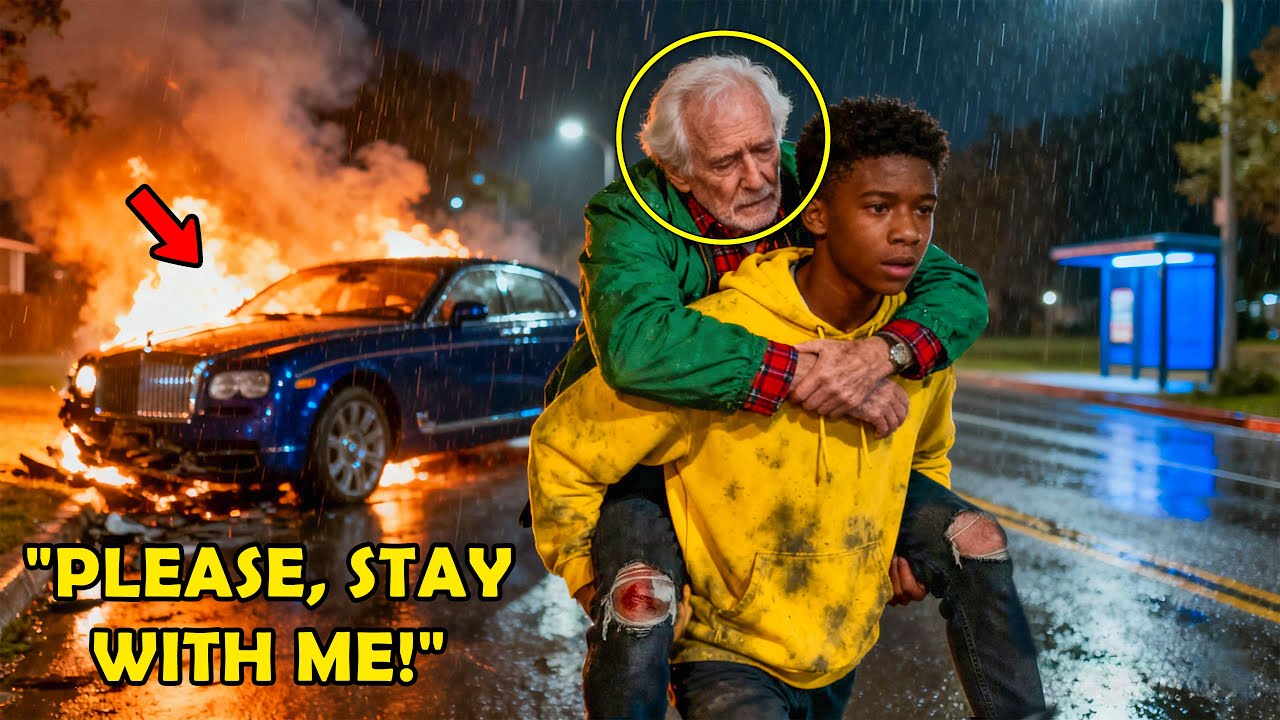 Poor Delivery Teen Saves a Stranger Stranded with a Broken Car, Not Knowing He Was a Billionaire