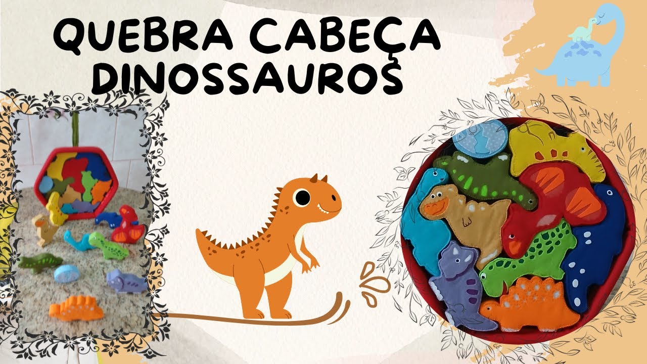 QUEBRA CABEÇA DINOSSAURO