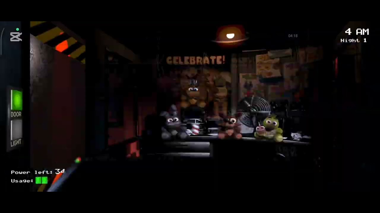 Fnaf 1 night1 gameplay