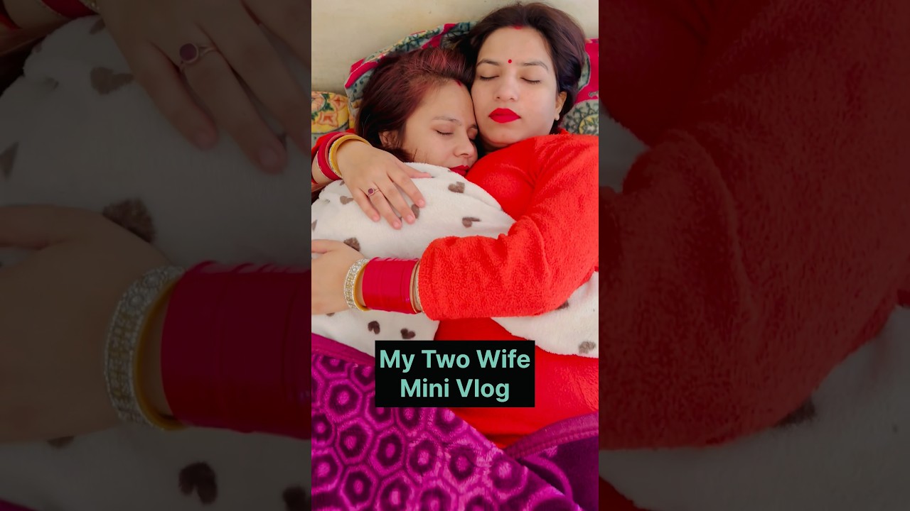 My Two Wife Mini Vlog ❤️😜 #minivlog #shorts #trending
