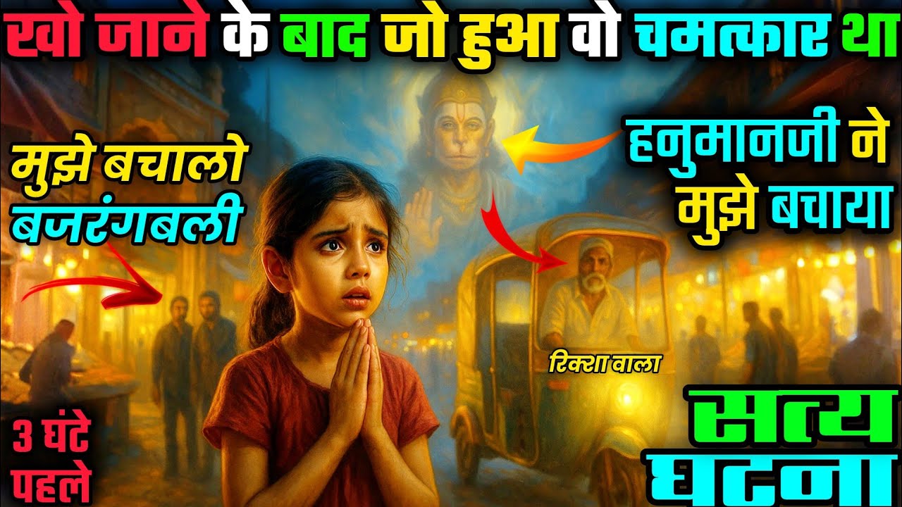 हनुमानजी ने मुझे बचाया | सच्ची घटना | खो जाने के बाद जो हुआ वो चमत्कार था |Real Experience by Uma Ji
