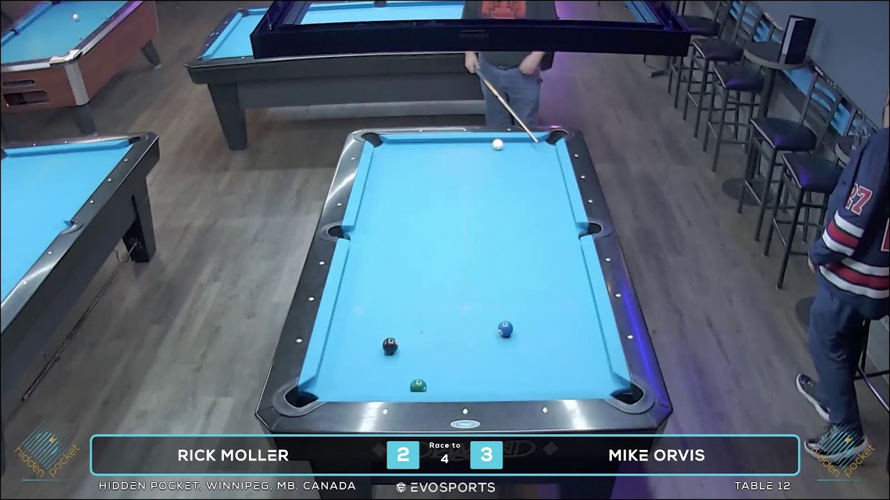 RICK MOLLER vs MIKE ORVIS - HIDDEN POCKET - TABLE 12 | EvoSports