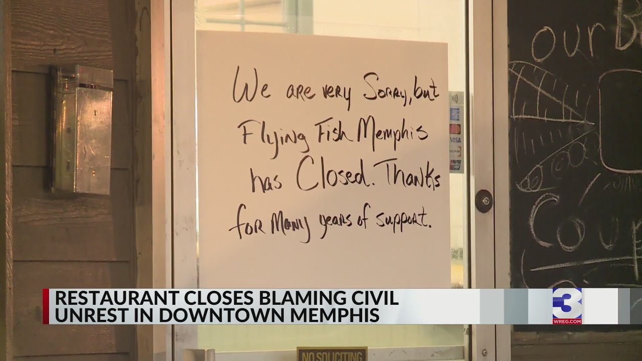 Restaurant closing, cites 'civil unrest' downtown for declining sales