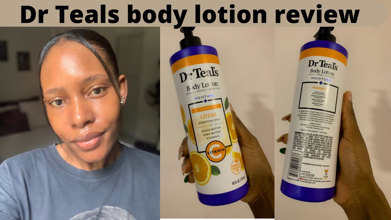 Dr teals vit c body lotion honest review #drteals