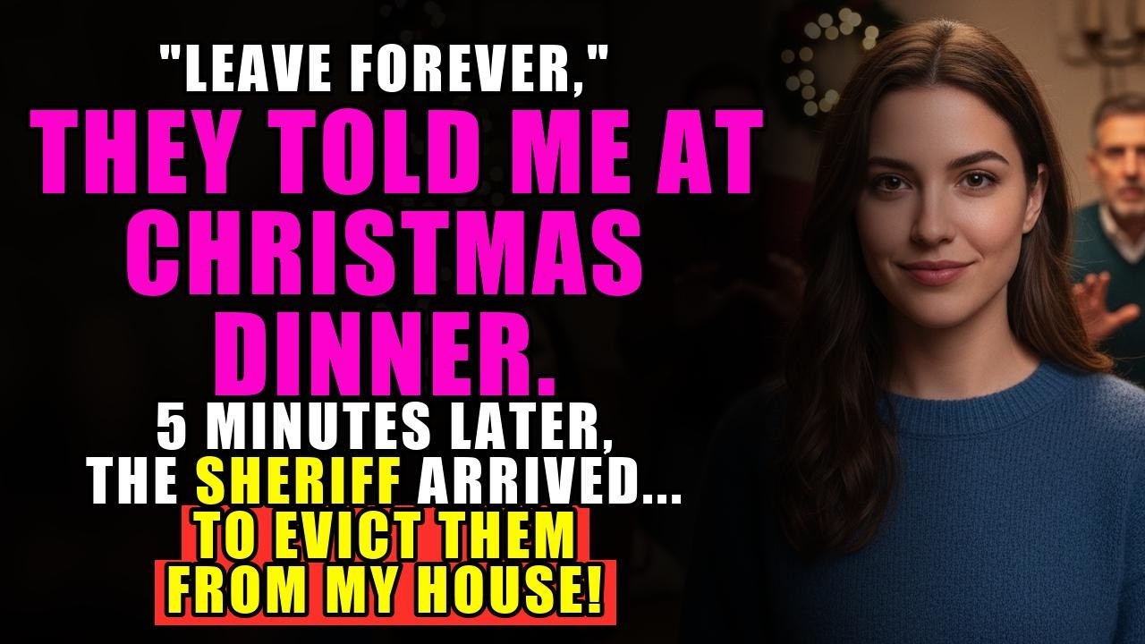 “Leave and Never Return,” My Parents Told Me and My 8-Year-Old at Christmas Dinner—Five Minutes Late