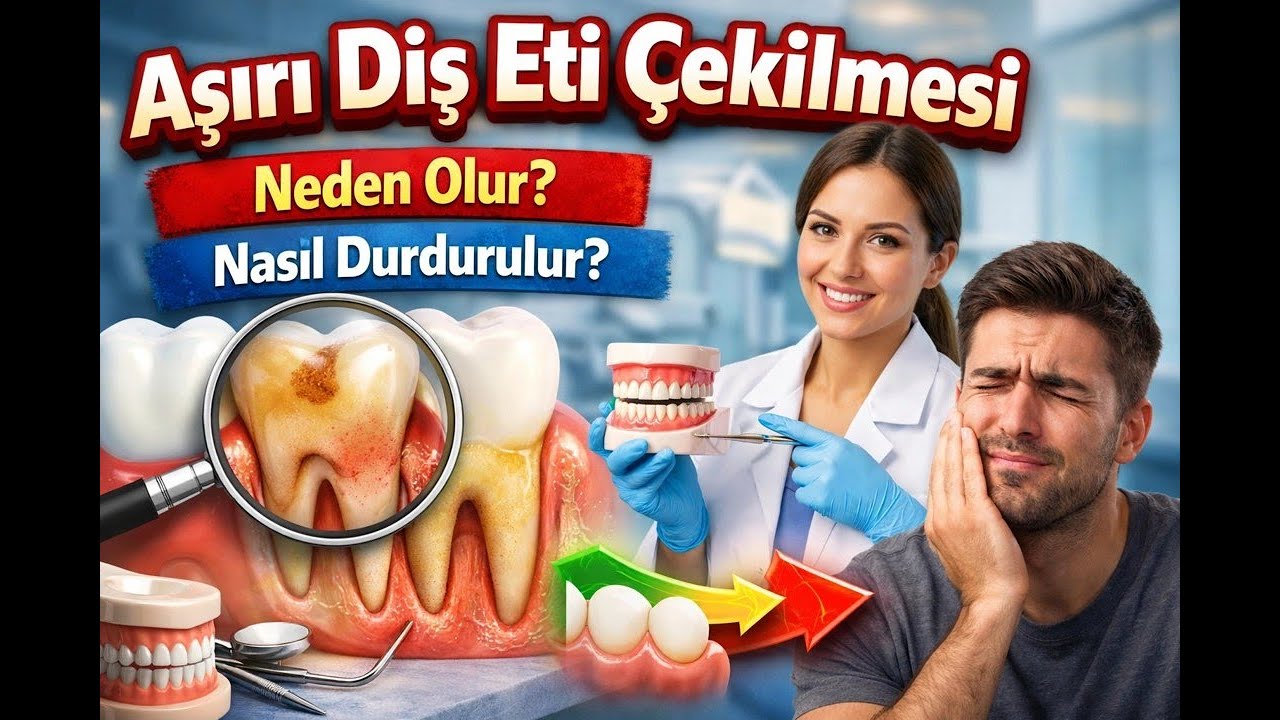 Aşırı diş eti çekilmesi neden olur, nasıl durdurulur?