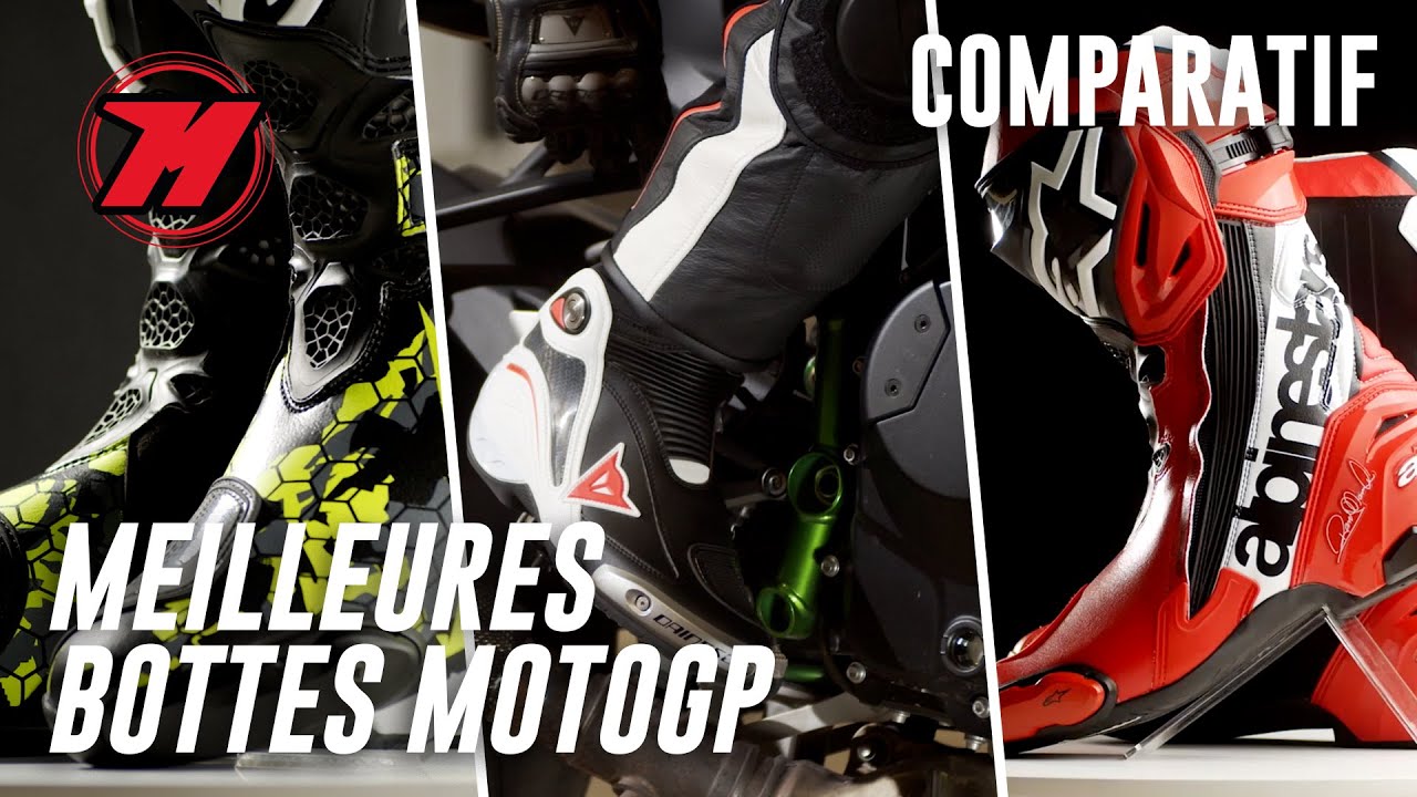 Bottes MotoGP, les meilleures bottes RACING pour la piste 🏁