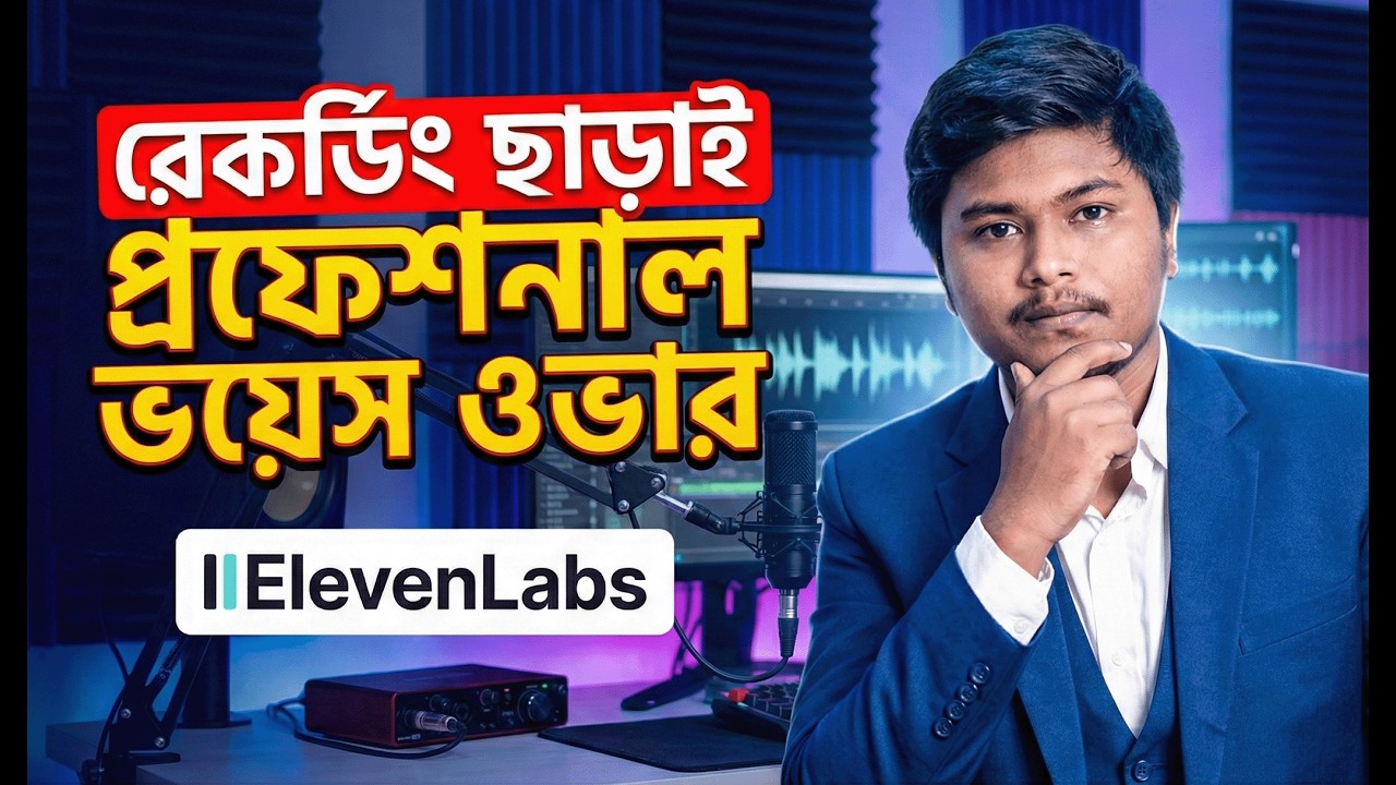 Bangla Text to Speech AI । Best Voice Generator 2026 । (ElevenLabs Tutorial) । Foyzul Islam