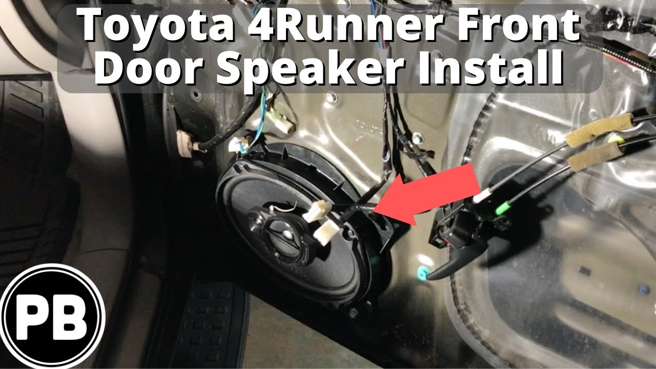 2003 - 2009 Toyota 4Runner Front Door Speaker Install