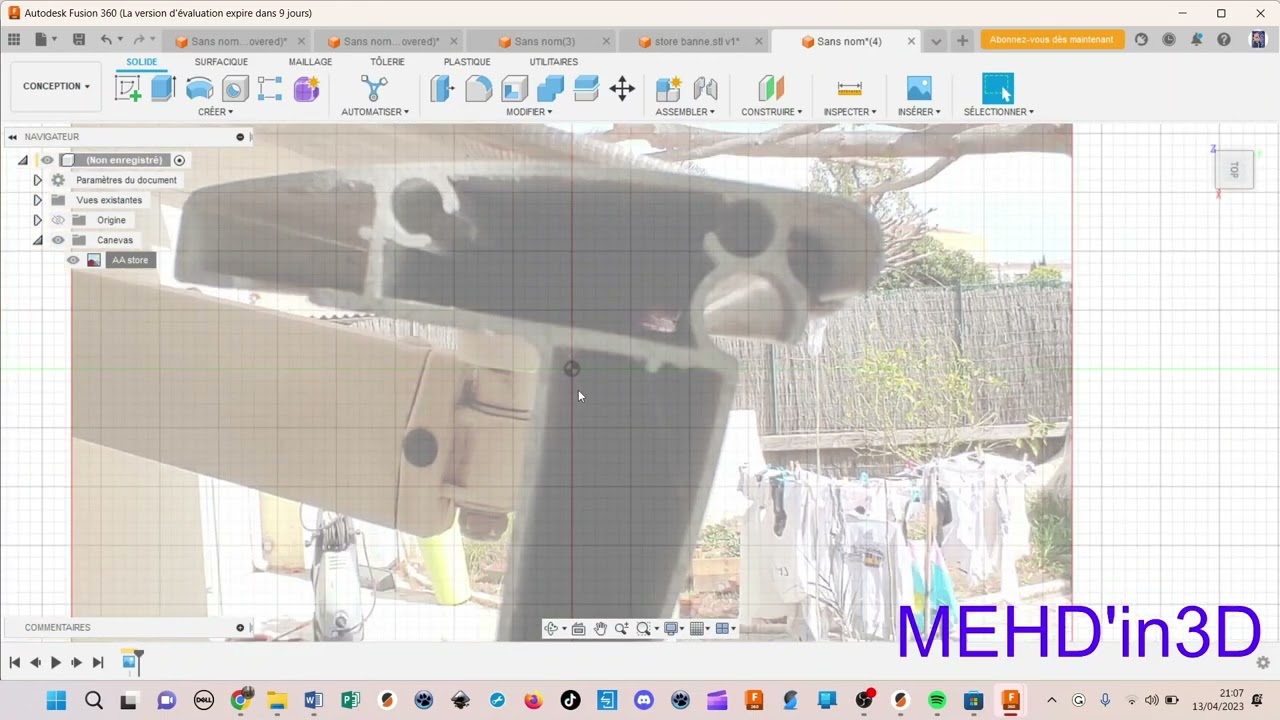 insertion d'une image sur fusion 360