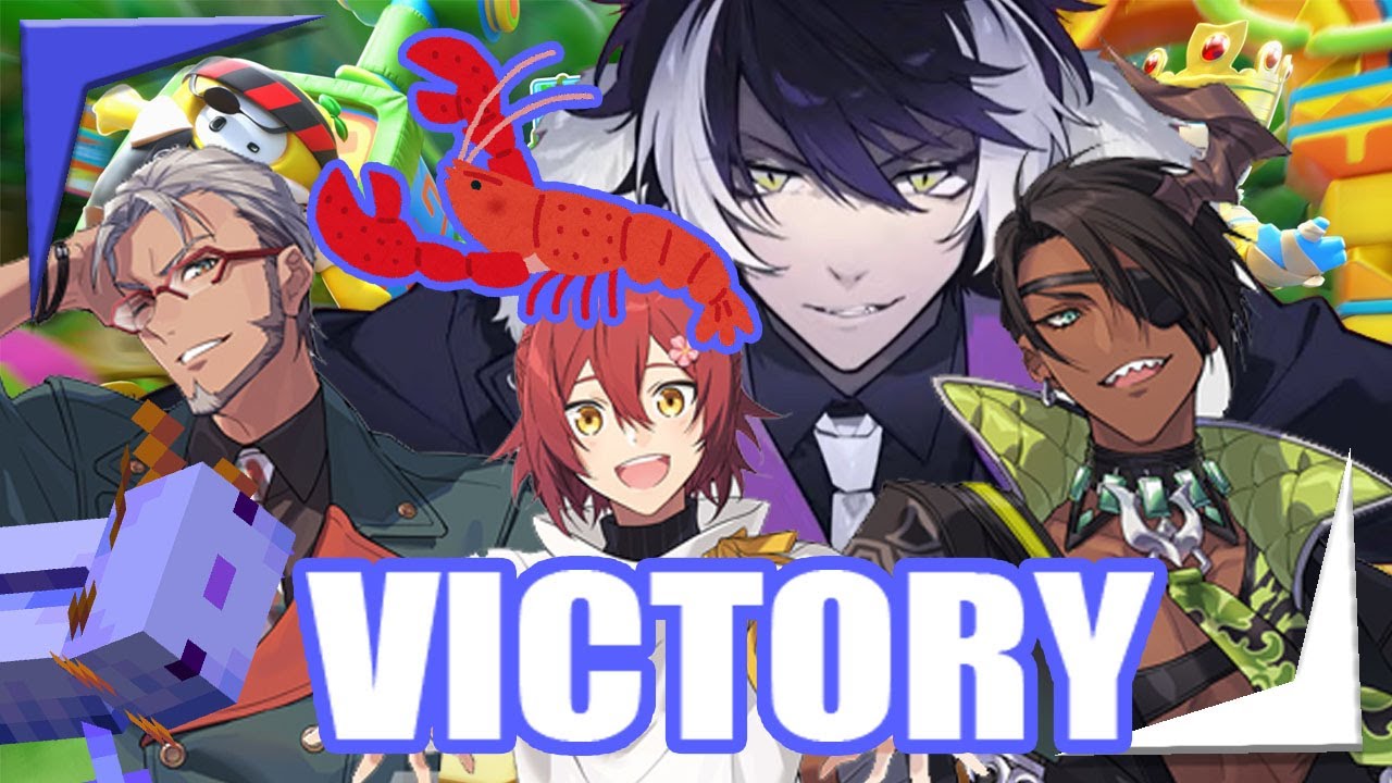 LOBSTARS, Fall Guys Championship Win and the promised Blue Axolotl [Holostars EngSub]