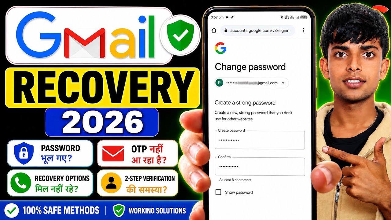 Same Gmail Account OTP Problem | Gmail Account Recovery | How to recover Same Email Account Otp