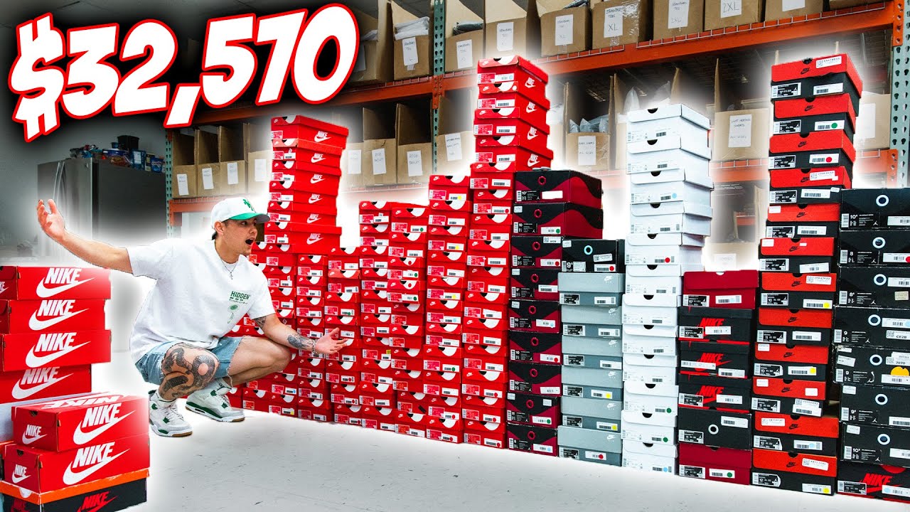 HE SPENT $32,000 AT OUR SNEAKER STORE!