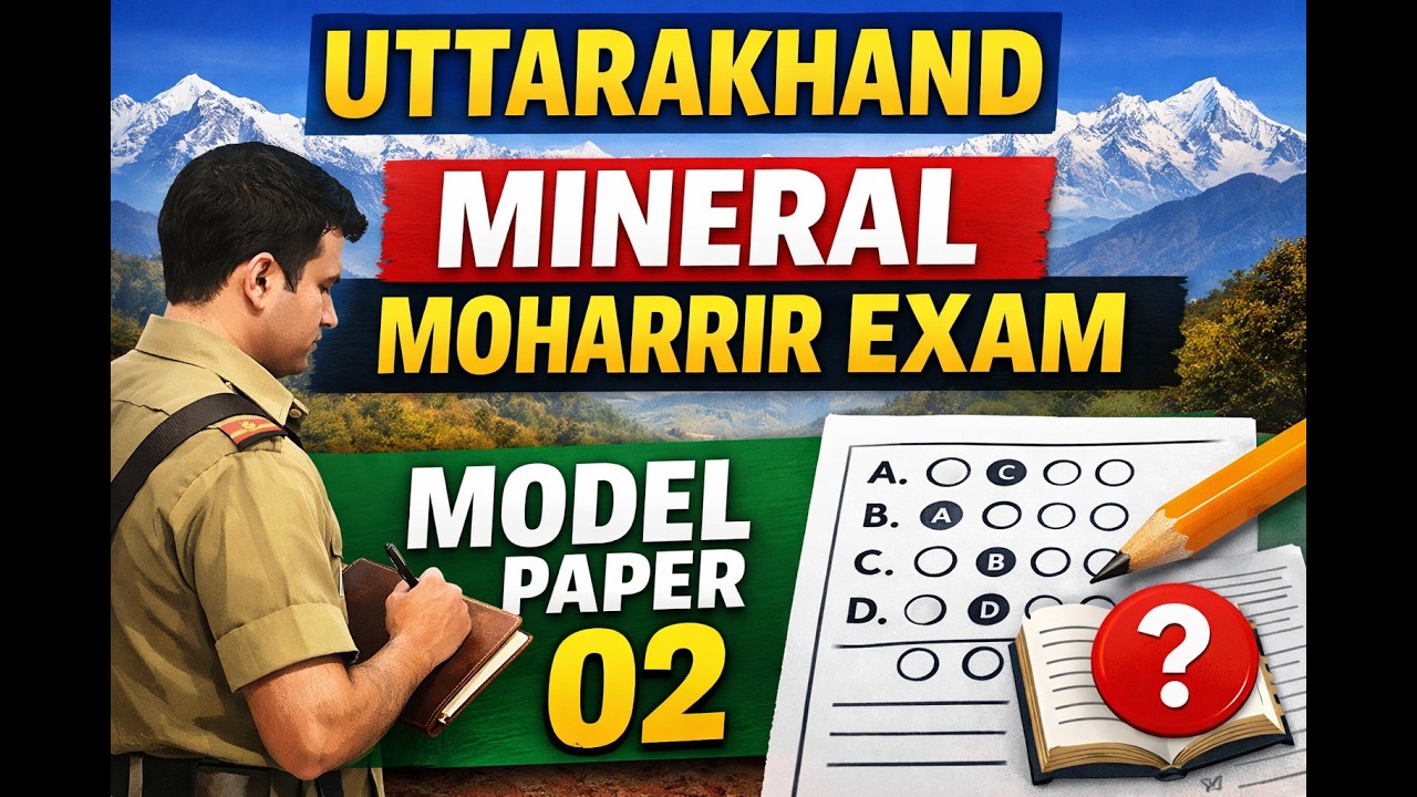 खनिज मोहरीर 20 MAY 2018 का हल पेपर | Completely Solved Paper of Mineral Mohrir