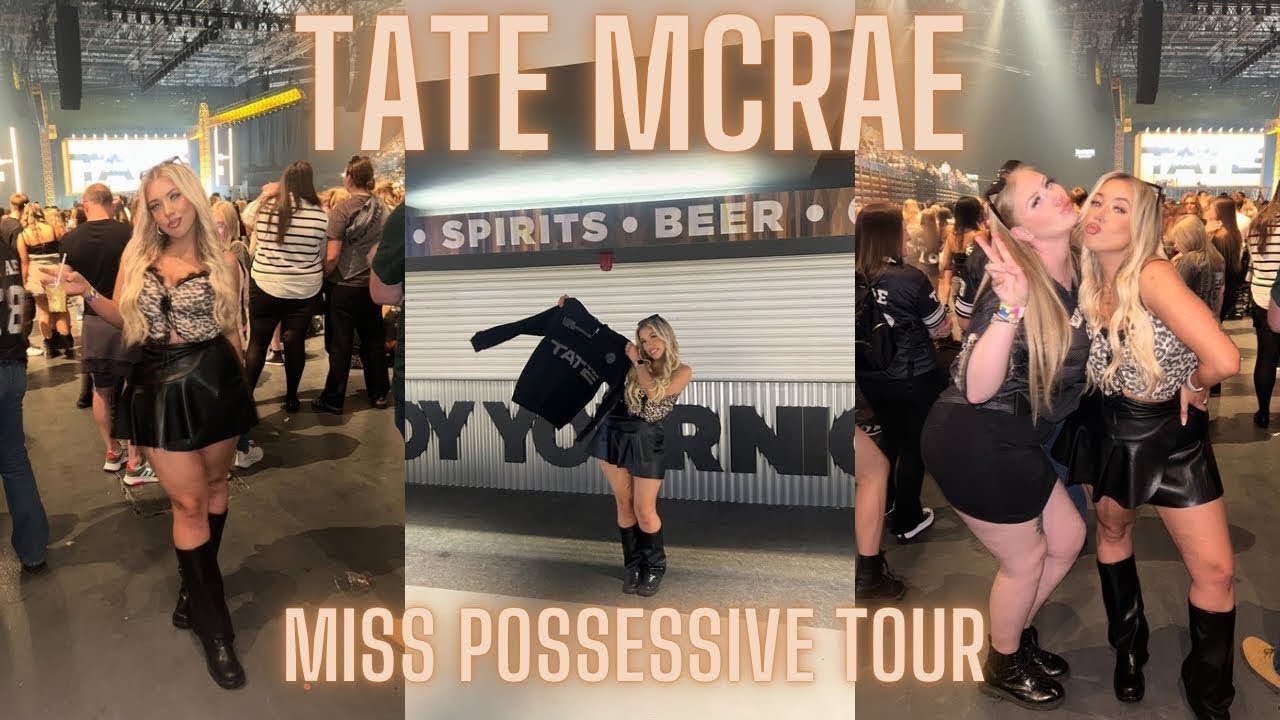 Tate McRae Concert Vlog 🖤✨🐆 MISS POSSESSIVE TOUR 🎵