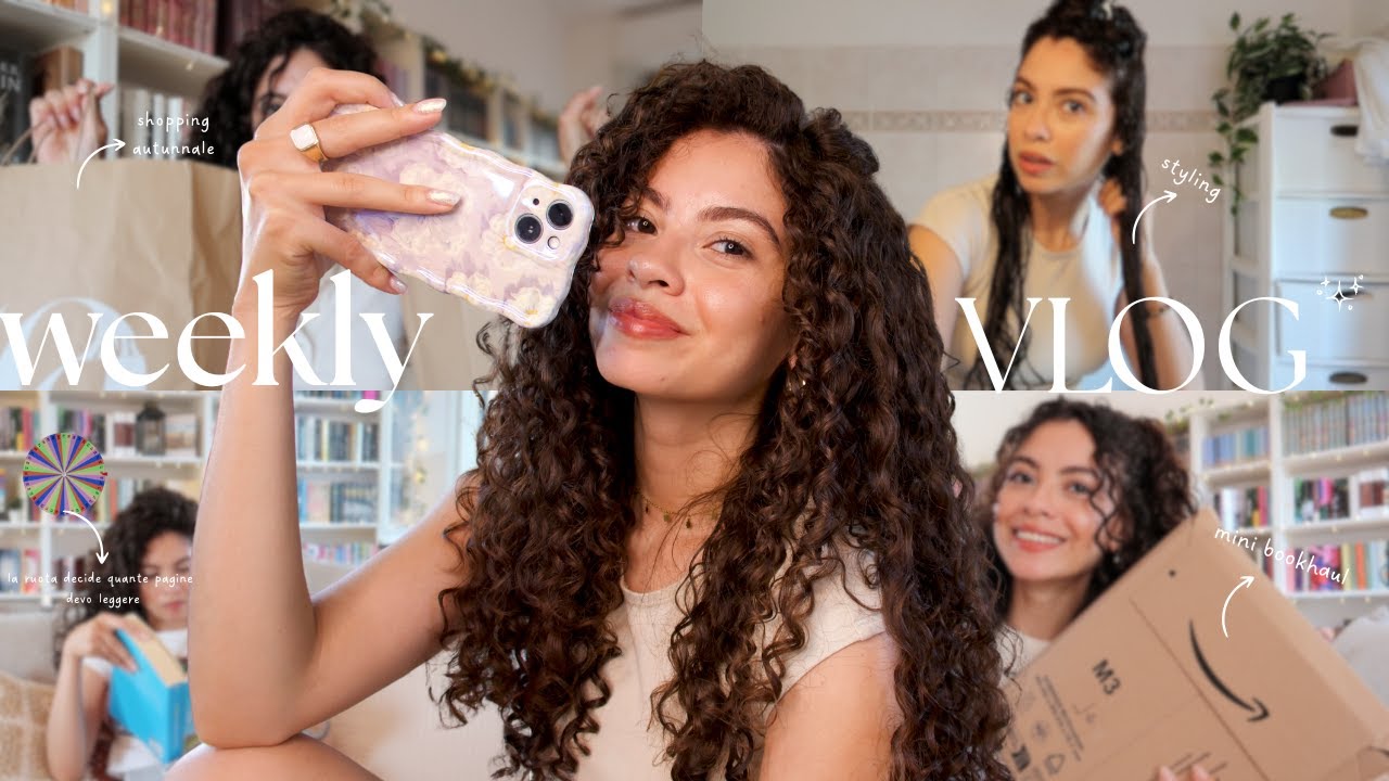 WEEKLY VLOG ✨ come ho superato il blocco del lettore, capelli, haul autunnale...