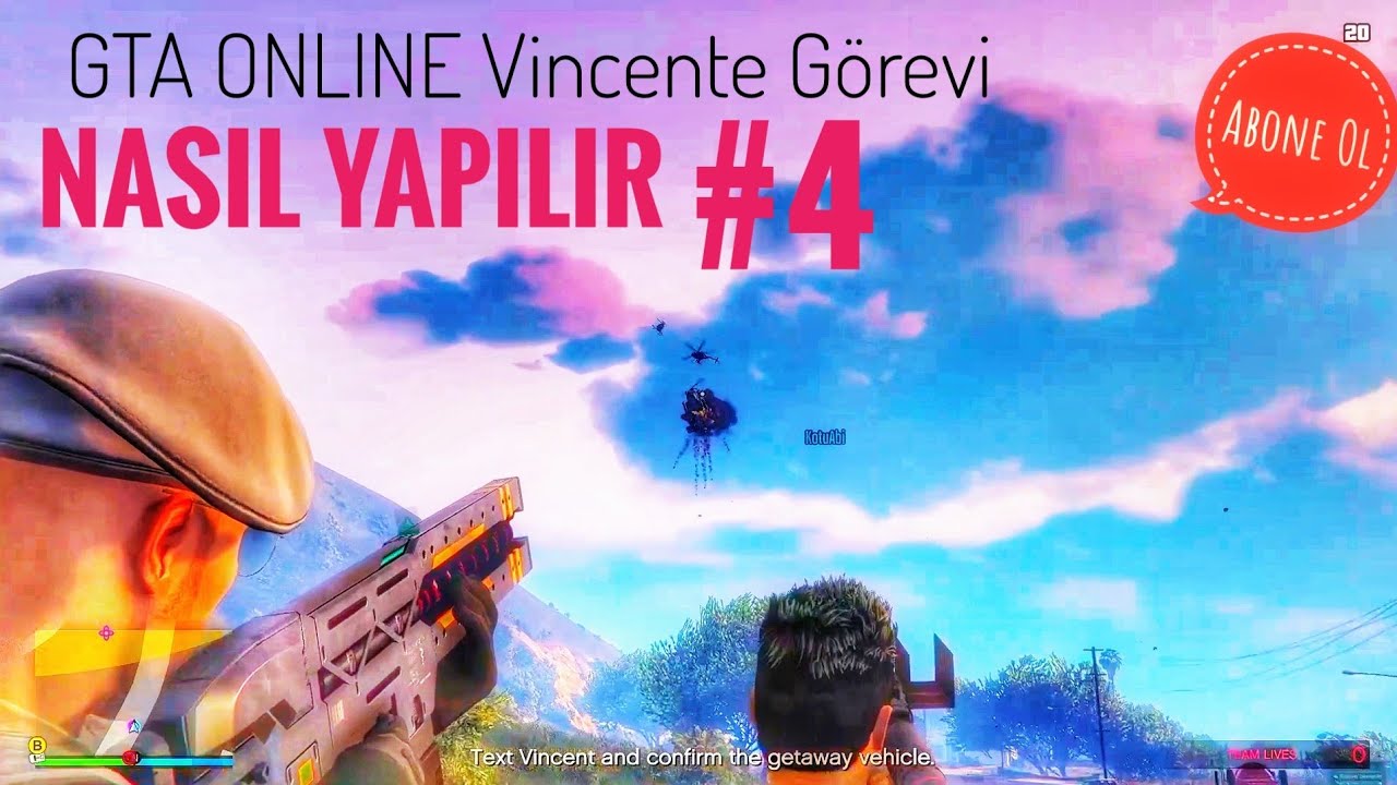 Gta5 Online Vincent Görevi Nasıl Yapılır Adlı Video 4.Bölüm #gta5 #online #aksiyon #gtaon #mission