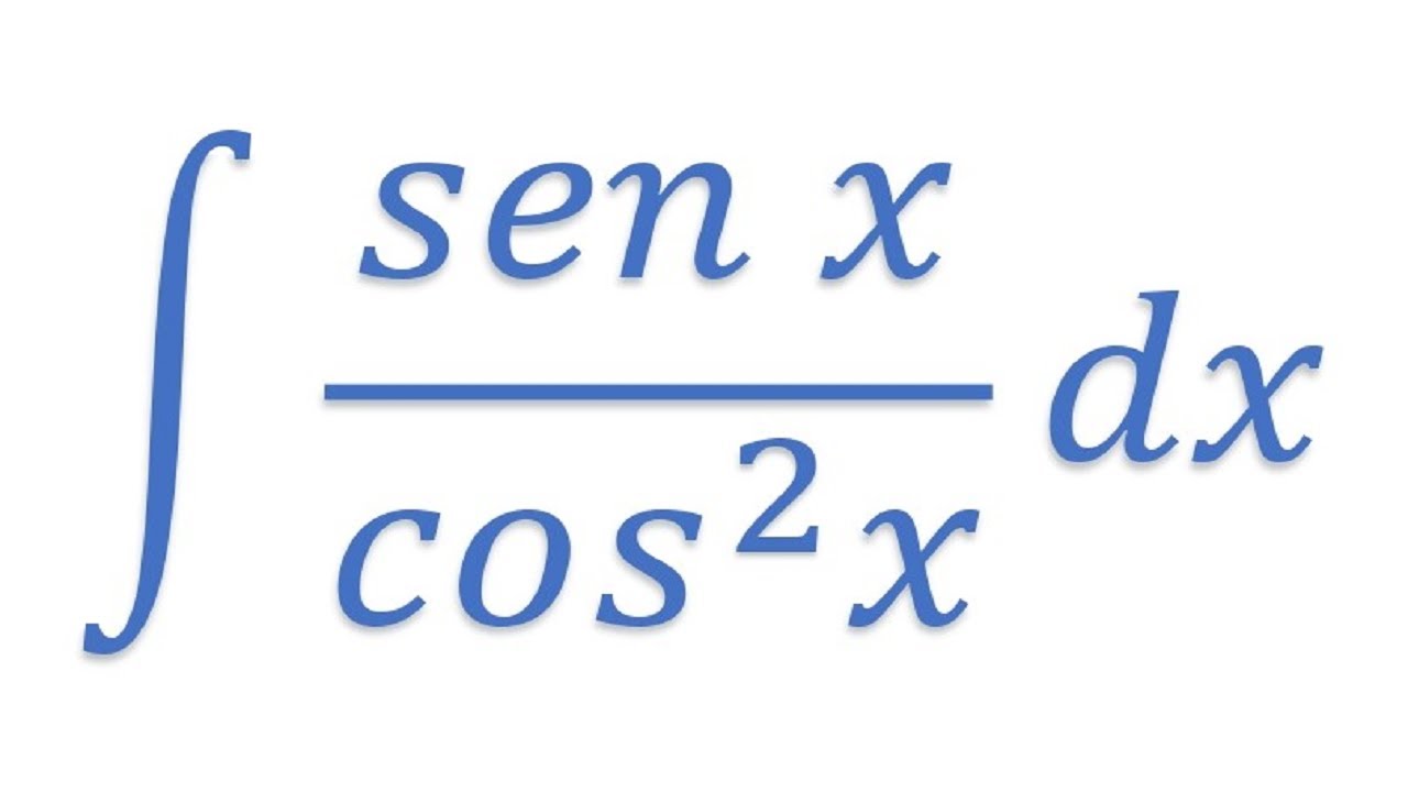 INTEGRAL senx/cos^2x