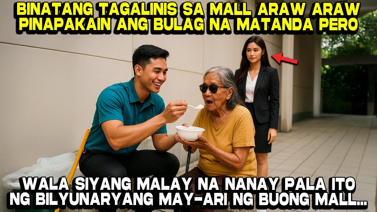 Binatang Tagalinis sa Mall Araw-araw Pinapakain ang Bulag na Matanda, Pero...