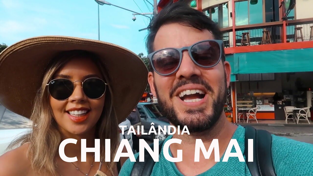 COMEMOS TUDO QUE VIMOS PELA FRENTE NO MERCADO NOTURNO DE CHIANG MAI-TAILÂNDIA + massagem tailandesa