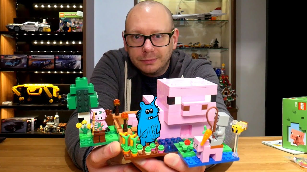 Ein bisschen was nettes zu bauen und Viecher zum Spielen. LEGO® 21268 Minecraft Babyschwein-Haus.